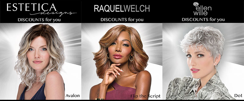 Estetica, Raquel Welch, Ellen Wille brands discount