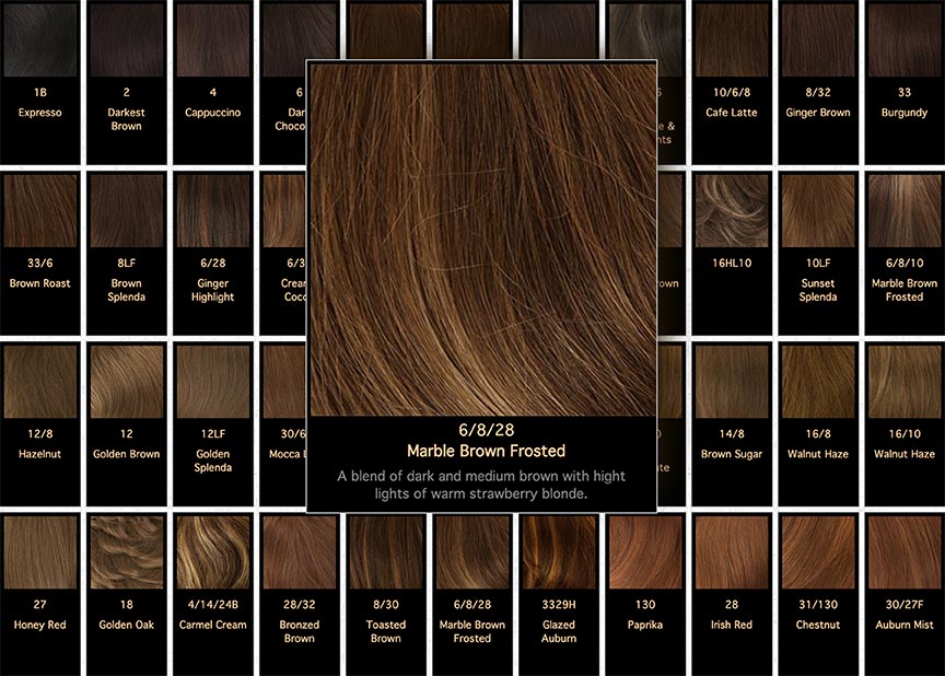 Louis Ferre Color Codes for Synthetic and Human Hair