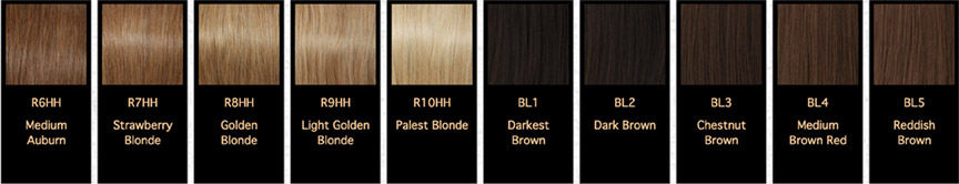 Raquel Welch Couture Remy Human Hair Color Codes