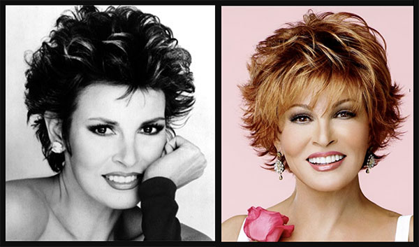 Compare these two head shots of Raquel Welch Left-early in her career/ right- circa 2015