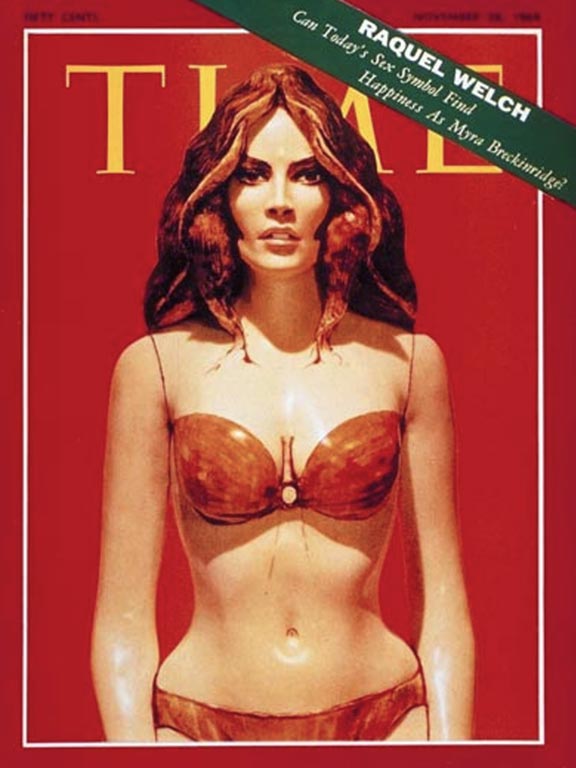 1969 Time magazine cover with Raquel Welch