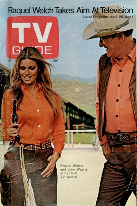 pril 26 1970 issue of  TV Guide also promoting the CBS TV Special Raquel!.