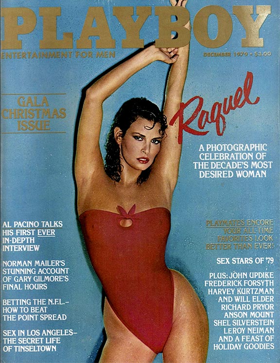 Playboy Magazine December 1979 Gala Christmas Issue - Raquel Welch