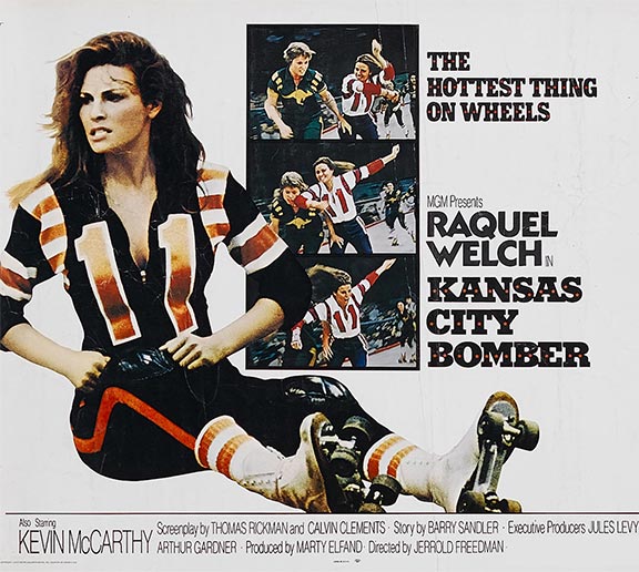 Poster of the film Kansas City Bomber (1972) with Raquel Welch