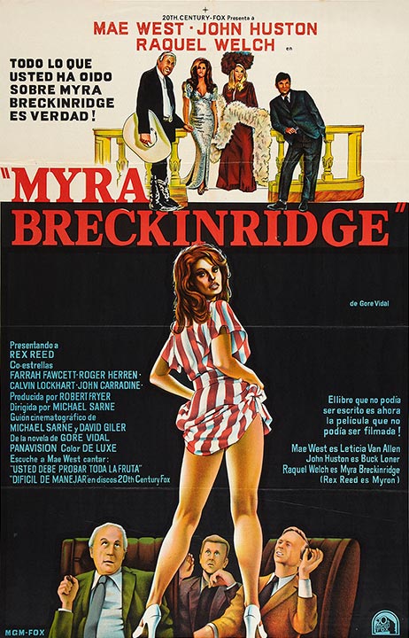 Poster Myra Breckinridge (1970) with Raquel Welch