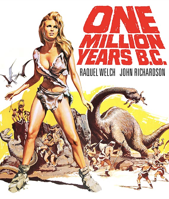 Poster One Million Years B.C. (1966) with Raquel Welch