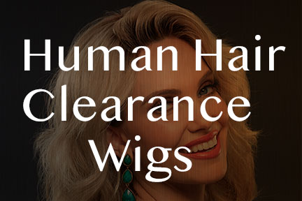 Human Hair Clearance Wigs